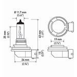 Order High Beam Headlight by HELLA - H11SB For Your Vehicle