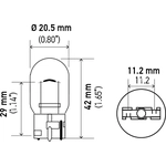 Order High Mount Brake Light by HELLA - 7440 For Your Vehicle