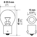 Order High Mount Brake Light (Pack of 10) by HELLA - 7506 For Your Vehicle