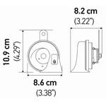 Order Horn by HELLA - 012010911 For Your Vehicle