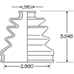 Order Inner Boot Kit by EMPI - 86-2124D For Your Vehicle