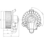 Order New Blower Motor With Wheel by TYC - 700214 For Your Vehicle