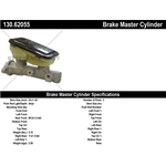 Order New Master Cylinder by CENTRIC PARTS - 130.62055 For Your Vehicle