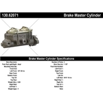 Order New Master Cylinder by CENTRIC PARTS - 130.62071 For Your Vehicle