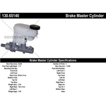 Order New Master Cylinder by CENTRIC PARTS - 130.65140 For Your Vehicle