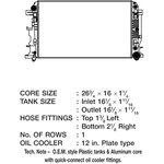 Order Radiator by CSF - 3660 For Your Vehicle