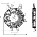 Order Radiator Fan Assembly by GLOBAL PARTS DISTRIBUTORS - 2811417 For Your Vehicle