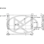 Order Radiator by KOYORAD - A2334 For Your Vehicle