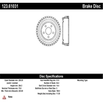 Order Rear Brake Drum by CENTRIC PARTS - 123.61031 For Your Vehicle