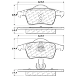 Order Rear Ceramic Pads by CENTRIC PARTS - 103.07950 For Your Vehicle