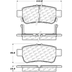 Order Rear Ceramic Pads by CENTRIC PARTS - 103.10880 For Your Vehicle