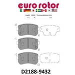 Order EUROROTOR - ID2188H - Rear Ceramic Pads For Your Vehicle