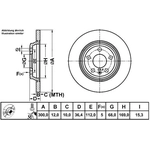 Order Rear Disc Brake Rotor by ATE - 412178 For Your Vehicle