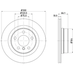 Order HELLA PAGID - 355120972 - Disc Brake Rotor For Your Vehicle