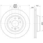 Order HELLA PAGID - 355129721 - Disc Brake Rotor For Your Vehicle