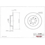 Order Rear Disc Brake Rotor by ULTRA - HO589 For Your Vehicle