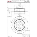 Order Rear Disc Brake Rotor by ULTRA - MI320 For Your Vehicle