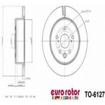 Order Rear Disc Brake Rotor by ULTRA - TO6127 For Your Vehicle