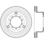 Order Rear Premium Rotor by CENTRIC PARTS - 120.65151 For Your Vehicle