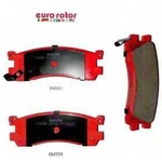 Order Rear Semi Metallic Pads by EUROROTOR - F1D390 For Your Vehicle