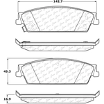 Order Rear Severe Duty Semi Metallic Premium Pad by CENTRIC PARTS - 106.11940 For Your Vehicle