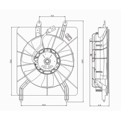 A/C Condenser Fan - AC3113108 pa1