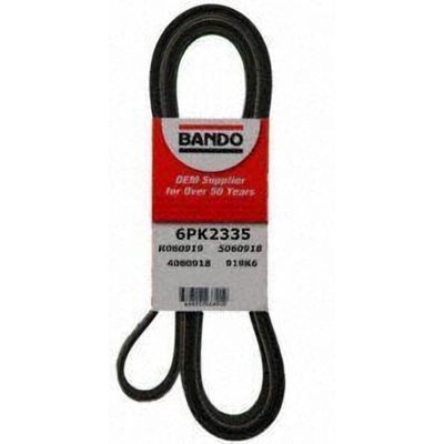 Air Conditioning, Alternator And Power Steering Belt by BANDO USA - 6PK2335 pa8