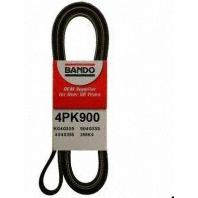 Air Conditioning Compressor Belt by BANDO USA - 4PK900 pa6