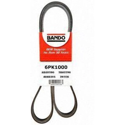 Air Conditioning Compressor Belt by BANDO USA - 6PK1000 pa10