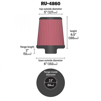 K & N ENGINEERING - RU4860 - Air Filter pa2