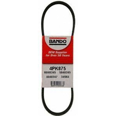 Alternator Belt by BANDO USA - 4PK875 pa2