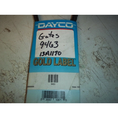 Alternator, Fan And Idler Belt by DAYCO - 17460 pa9