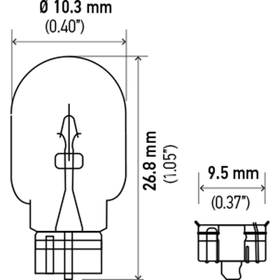 Auto Transmission Indicator (Pack of 10) by HELLA - 168 pa1