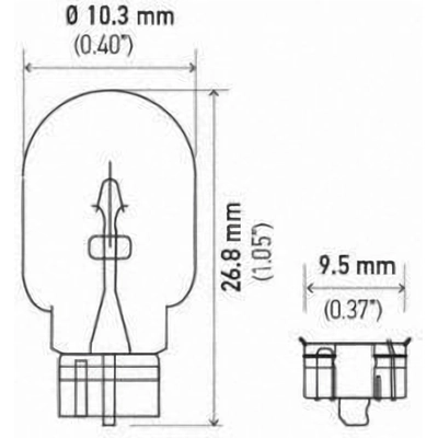 Auto Transmission Indicator (Pack of 10) by HELLA - 168 pa17