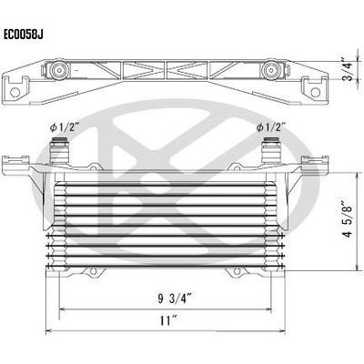 Automatic Transmission Oil Cooler by KOYORAD - EC0058J pa1