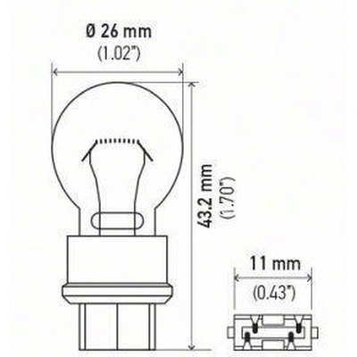 Backup Light by HELLA - 3157 pa2