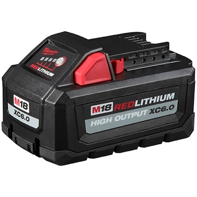 MILWAUKEE - 48-11-1862 - M18™ Redlithium™ High Output™ 18 V Li-ion 6.0 Ah Battery pa2