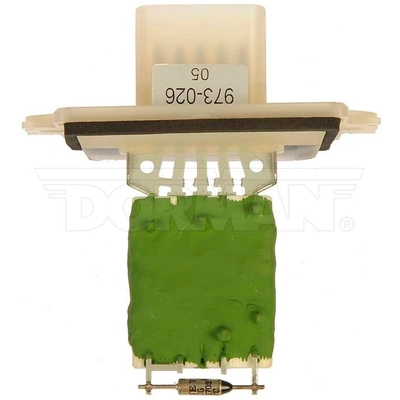 Blower Motor Resistor by DORMAN (OE SOLUTIONS) - 973-026 pa1