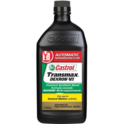 CASTROL Clutch Hydraulic System Fluid Transmax Dexron VI® , 946ML (Pack of 6) - 0066766 pa1