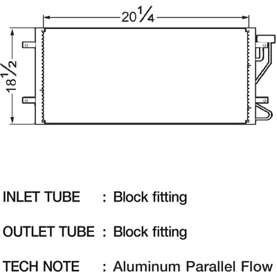 Condenser by CSF - 10405 pa1