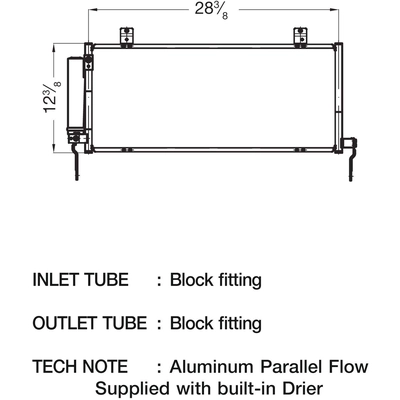 Condenser by CSF - 10544 pa6