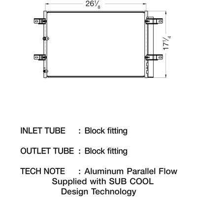 Condenser by CSF - 10634 pa2