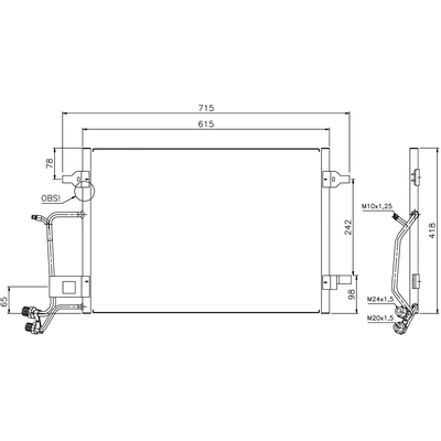 Condenser by NISSENS - 94594 pa1