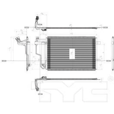 Condenser by TYC - 3866 pa8