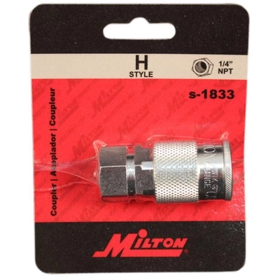 Coupler by MILTON INDUSTRIES INC - S1833 pa3