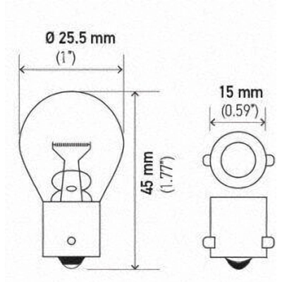 Daytime Running Light (Pack of 10) by HELLA - 1156 pa18