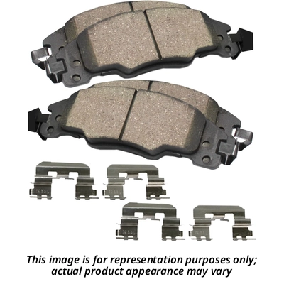 Front Ceramic Pads by QUALITY-BUILT - 1003-2396C 2