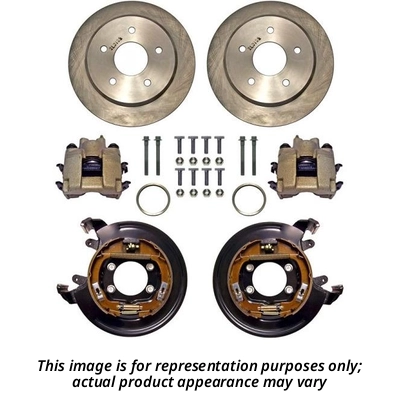 Rear Disc Brake Kit by DYNAMIC FRICTION COMPANY - 4312-48009 2