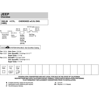 WALKER USA - 18568 - Steel Direct Fit Muffler pa10