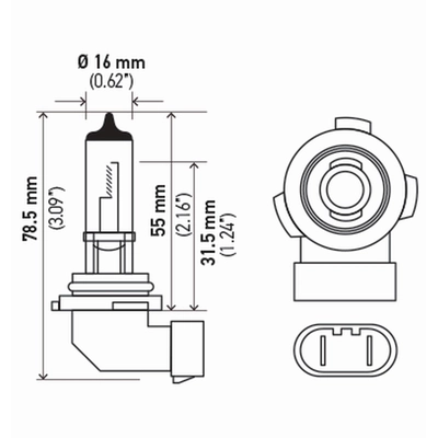 Driving And Fog Light by HELLA - H10TB pa2